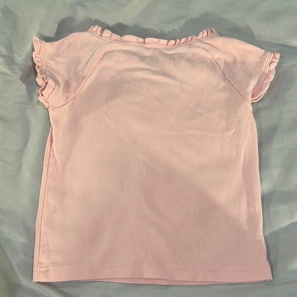 Gymboree - Pink Short Sleeve Tee with Embroidered Neckline - Picture 4 of 4